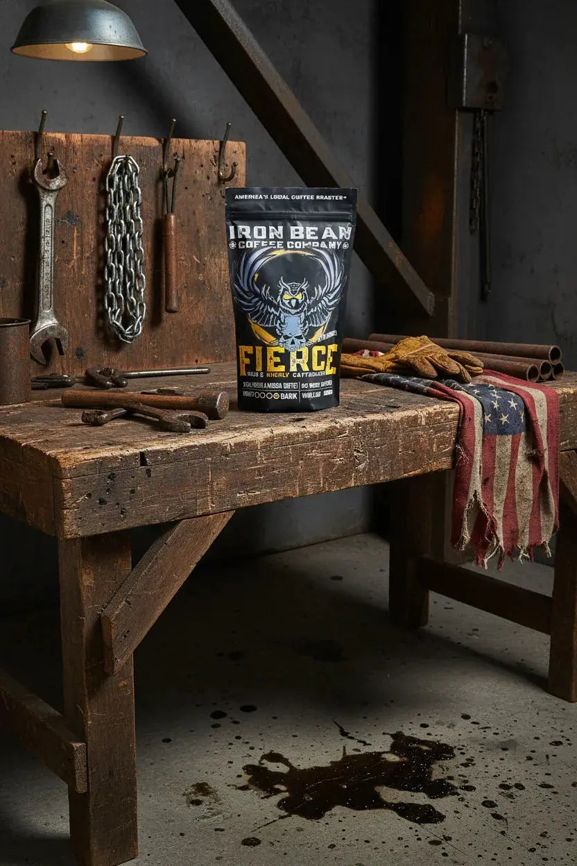 Fierce™ - Highly Caffeinated Dark Roast Iron Bean Coffee Company