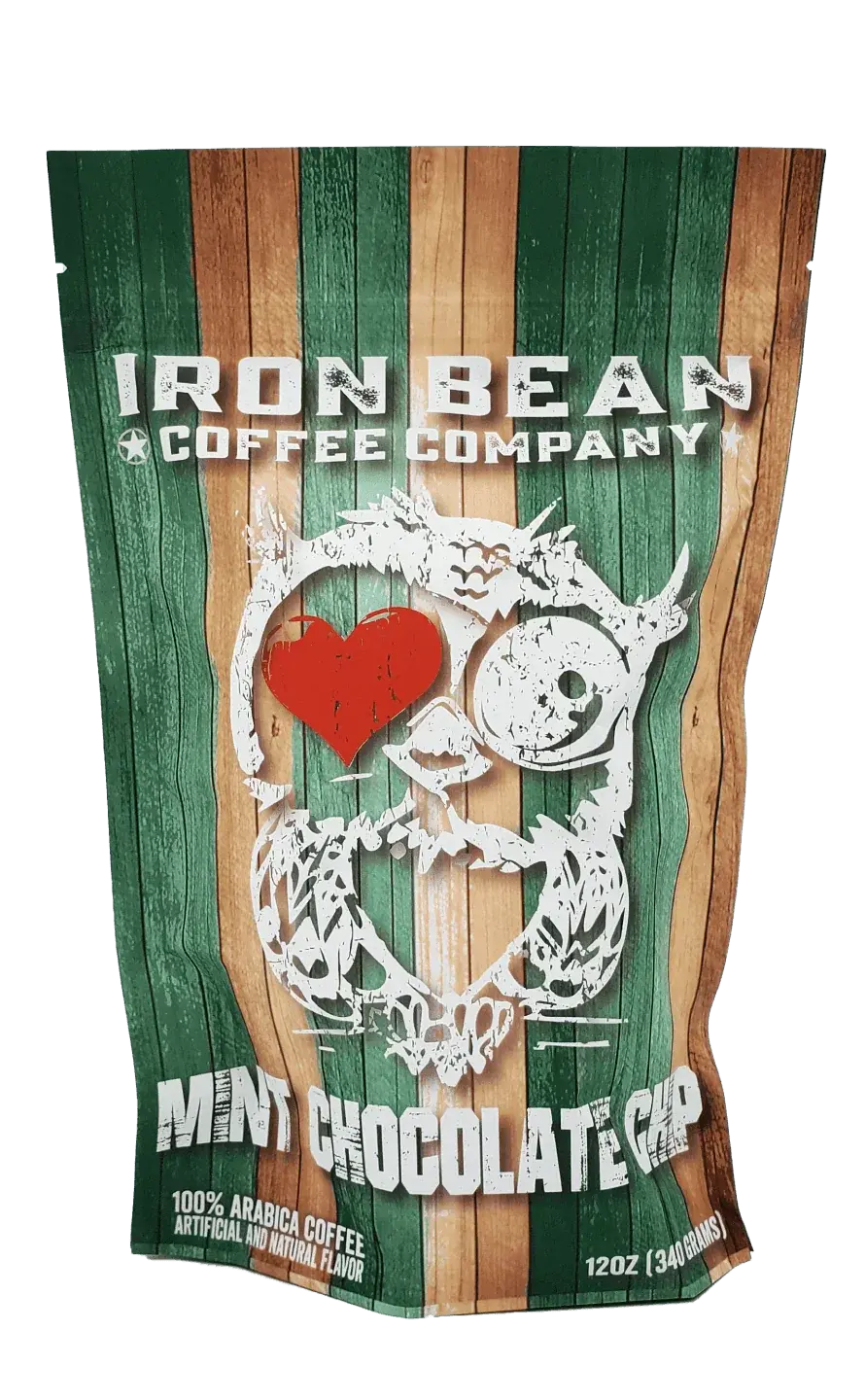 Mint Chocolate Chip - 12oz Iron Bean Coffee Company