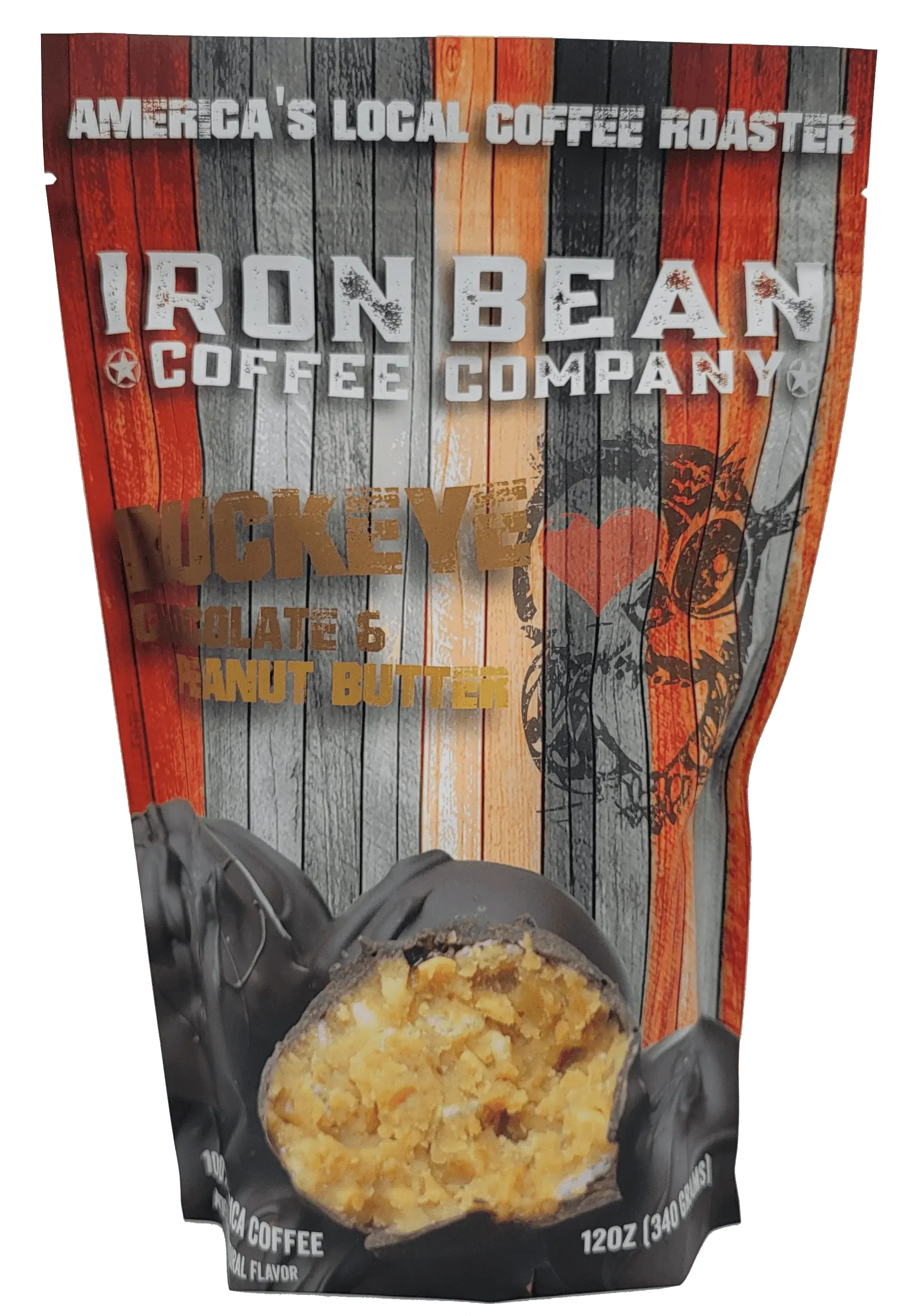 Peanut Butter Chocolate Buckeye - 12oz Iron Bean Coffee Company