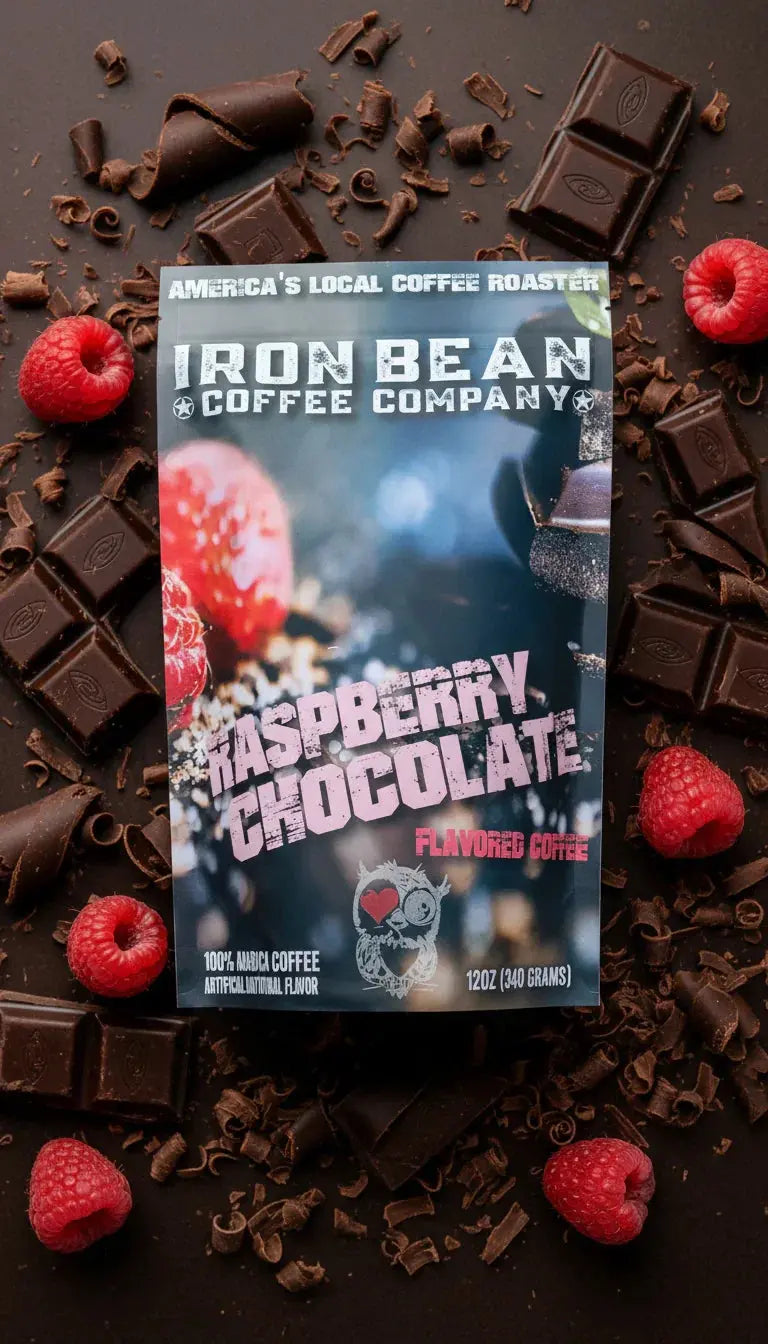 Raspberry Chocolate Coffee Iron Bean Coffee Company