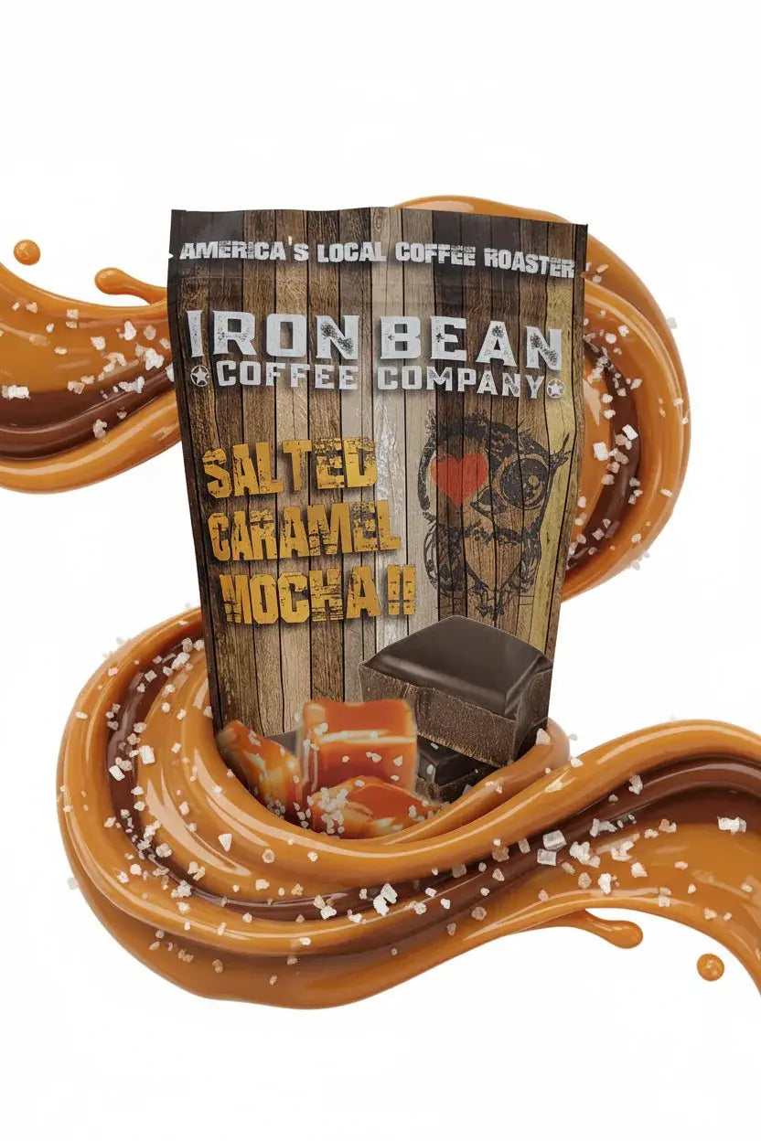 Salted Caramel Mocha - 12oz Iron Bean Coffee Company