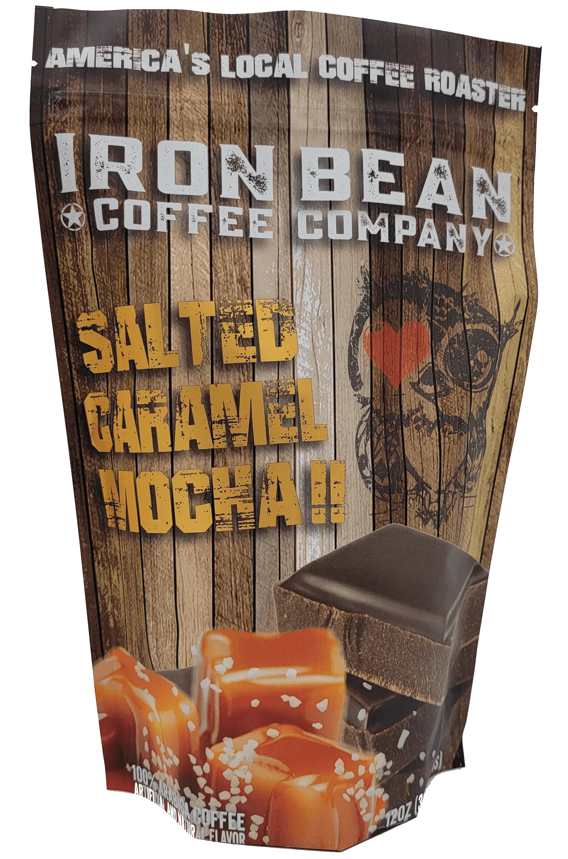 Salted Caramel Mocha - 12oz Iron Bean Coffee Company