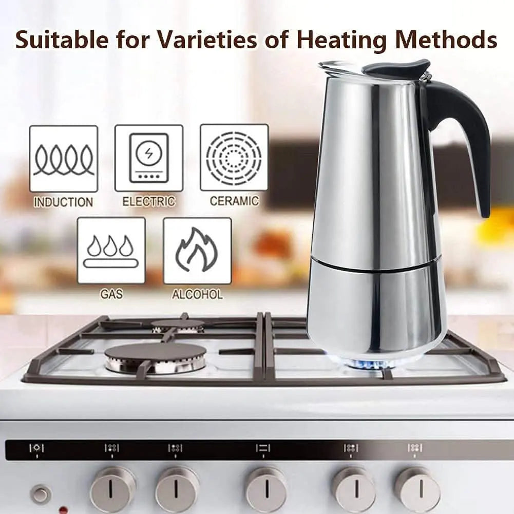Stovetop Espresso & Moka Pot Italian Coffee Maker DailySale