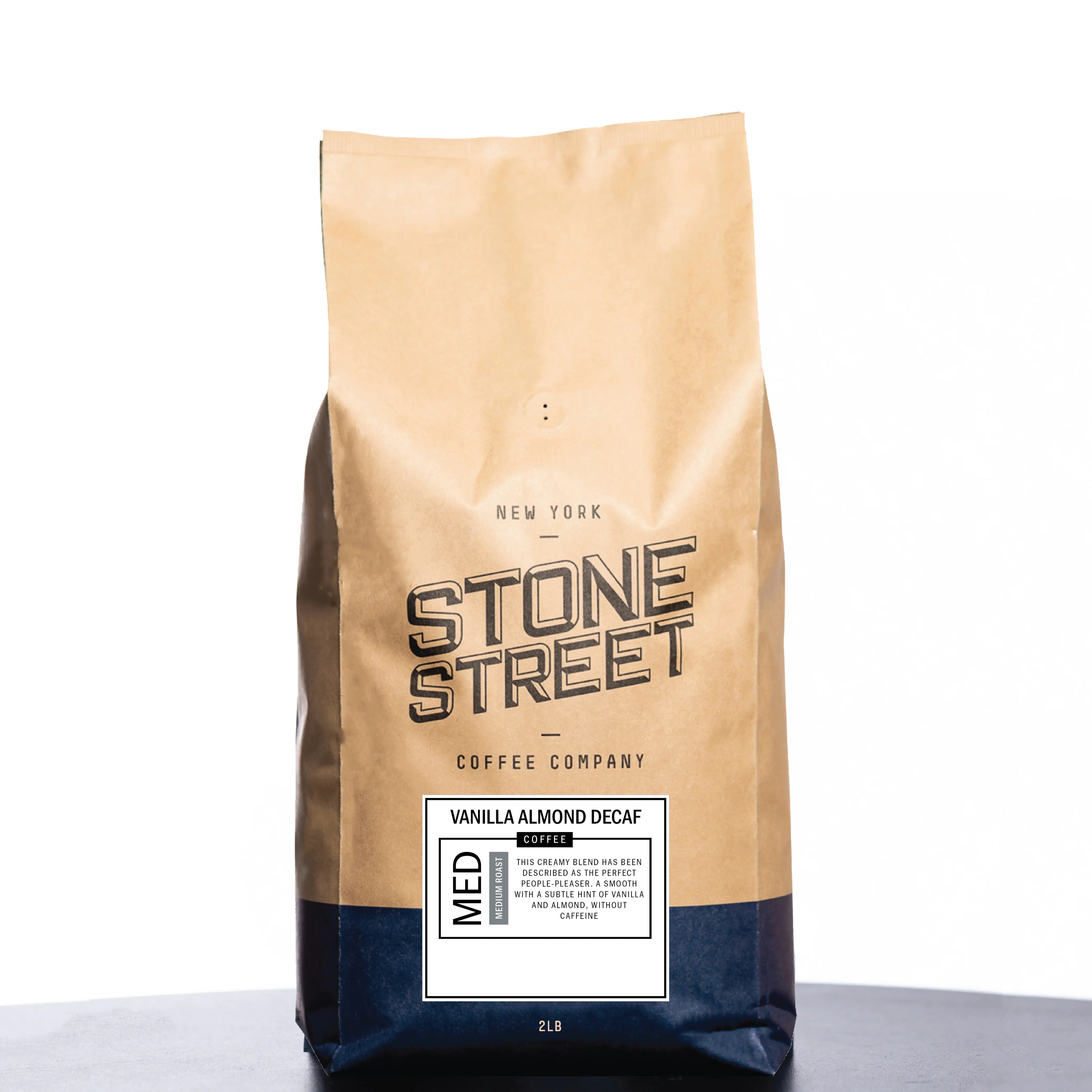 Vanilla Almond Decaf 2LB Stone Street Coffee