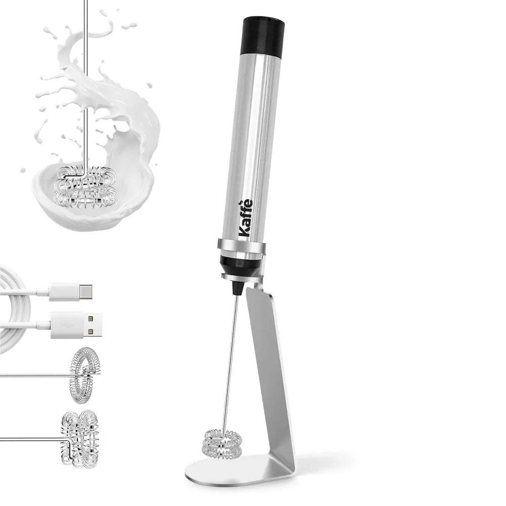 Handheld Milk Frother (USB Rechargeable), KF6022 Kaffe Products